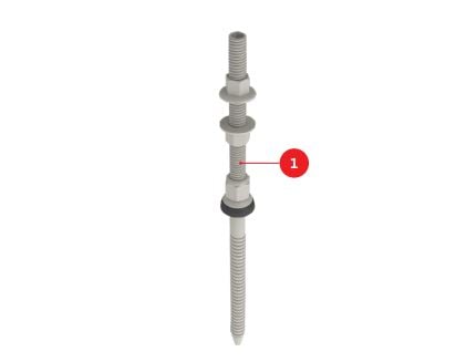 K2 Solar Fastener 8mm, length 85 mm- Box of 25 Units