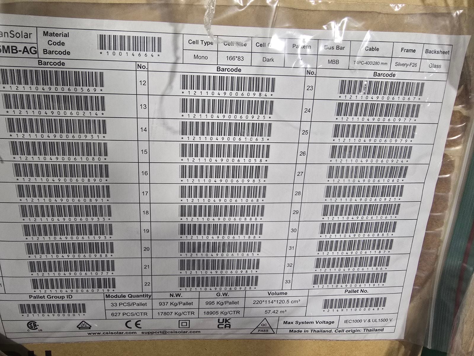 Canadian Solar 445W 144 Mono Cells Bifacial Solar Panel — image 5