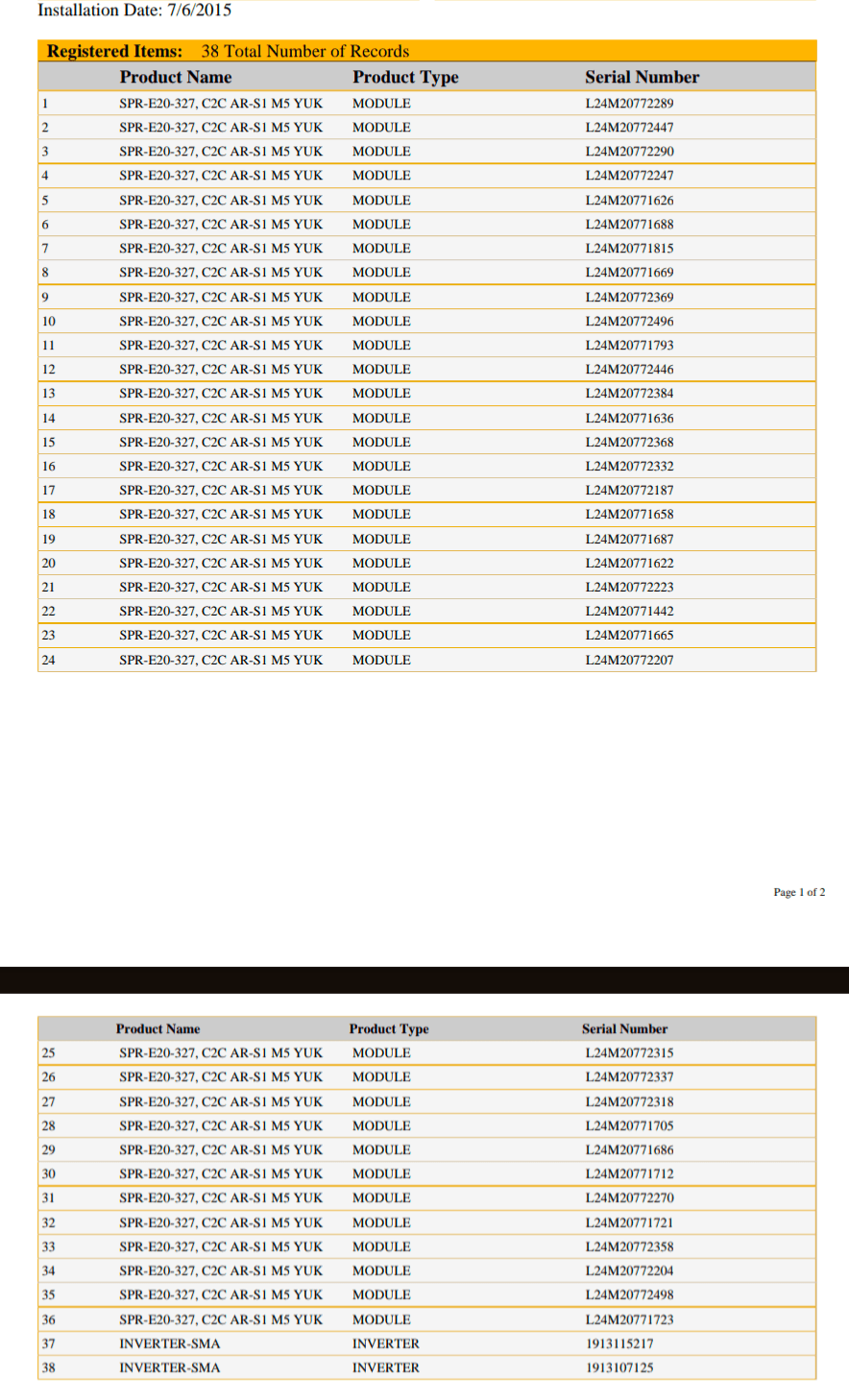 SunPower 327W 96 Mono Cells + SMA 6kW Inverter 11.7kW System — image 4