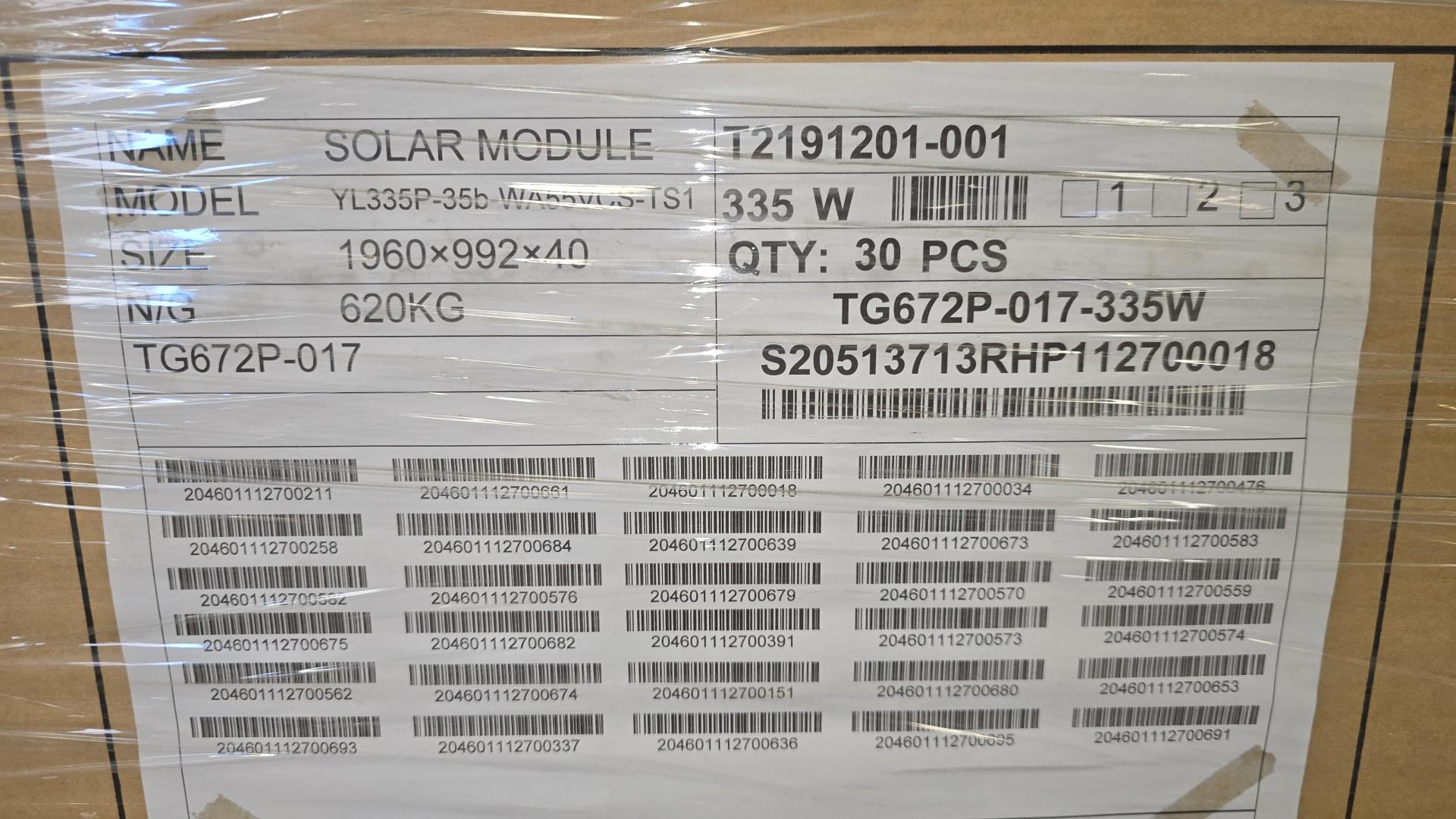Yingli Solar 335W 72 Mono Cells Polycrystalline Solar Panel — image 5