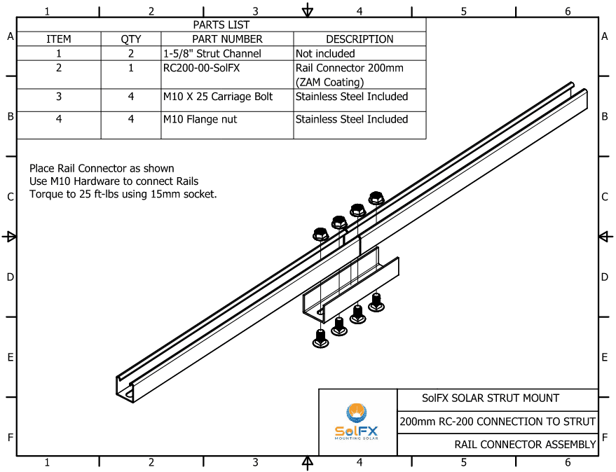 SolFX Rail Connector — image 3