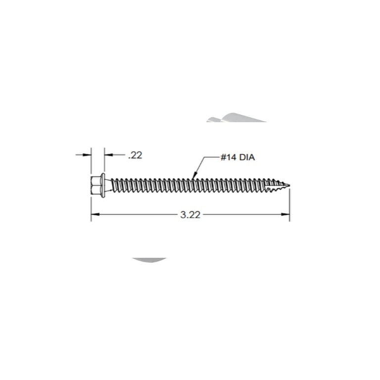 IronRidge RD Structural Screw 3.0L (Priced as each) — image 1