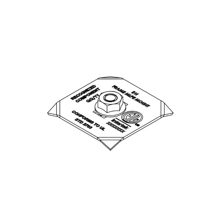 IRONRIDGE  Frame MLPE Mount, US Production (Priced as each) — image 1
