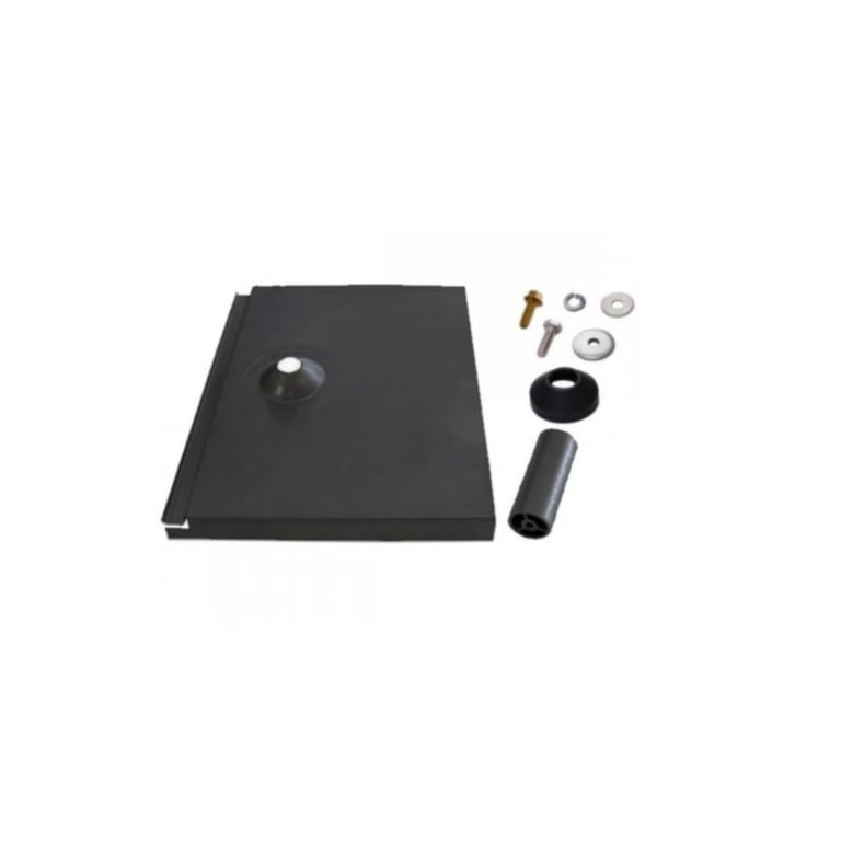 IRONRIDGE Tile Replacement, Flat Tile, 3-1/4" Post, Black — image 1