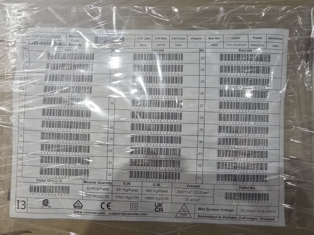 Canadian Solar 445W 144 Mono Cells Bifacial Solar Panel — image 4