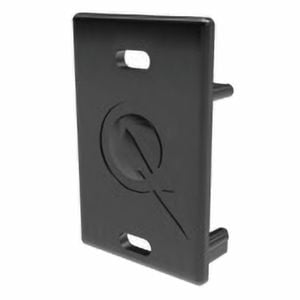 IronRidge PV QRail End Cap Light Black (Pack of 10)