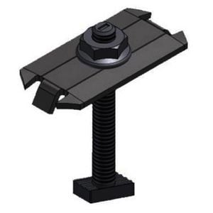 UNIRAC SM Mid Clamp Black Stainless Steel (Pack of 20) Image