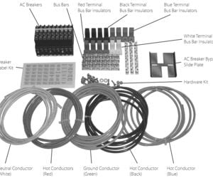OutBack Power 120/208Vac 60A Triple Inverter Bypass Kit Image