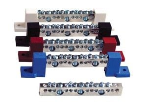 OutBack Power Bus Bar With Black Insulators Image