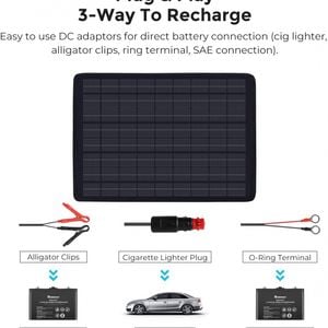 Renogy 10W Solar Battery Trickle Charger Maintainer Image