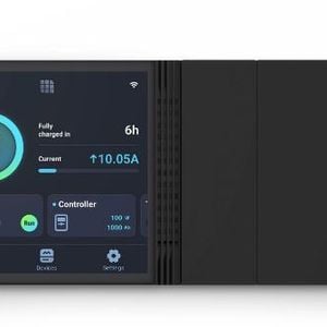 Renogy ONE M1 Smart Energy Monitoring Screen Display Image
