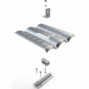 UNIRAC Flashkit TR W-TILE Mill (Pack of 10) Image