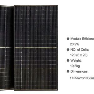 Fellow Energy -  380W Black Frame bifacial - Mono Perc
