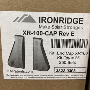 IronRidge XR100 End Cap for Rails Image