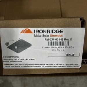 IronRidge FM-CM-001-B Conduit Mount Image
