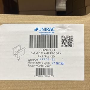 Unirac SolarMount Dark Mid-Clamp Image