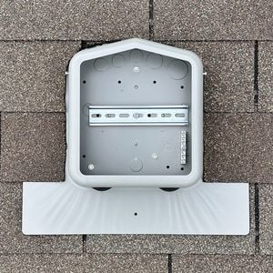 SolaDeck 0999 Outdoor Pass-thru Enclosure (Gray) Image