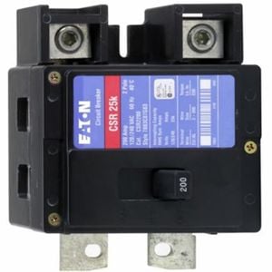 Eaton 120/240V 25 kAIC 200A 2 Pole Circuit Breaker