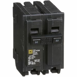 Schneider Electric Square D 50A 2 Pole Circuit Breaker