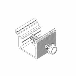 Unirac StrongHold Rail Clamp Mill (Priced as pack of 1 ea) Image