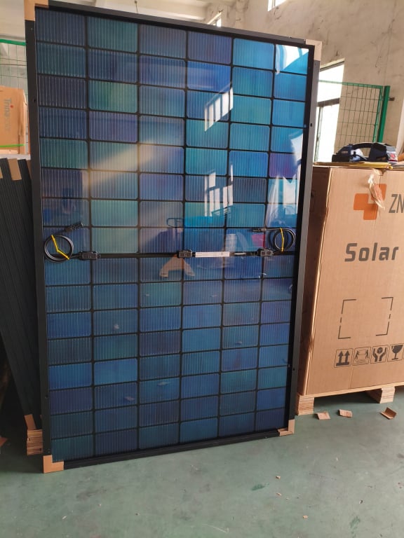 ZNShine 450W 96 N Type Mono Half Cut Cells Bifacial Solar Panel — image 3