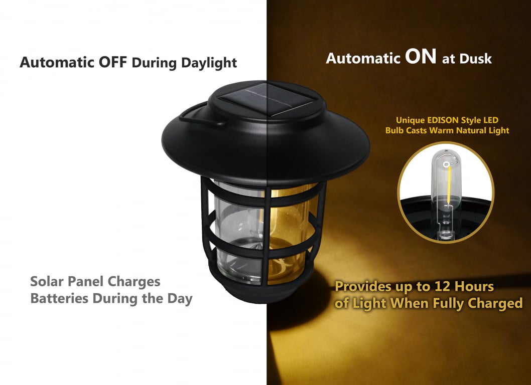 Classy Caps Nottingham Solar Hanging Coach Light — image 6