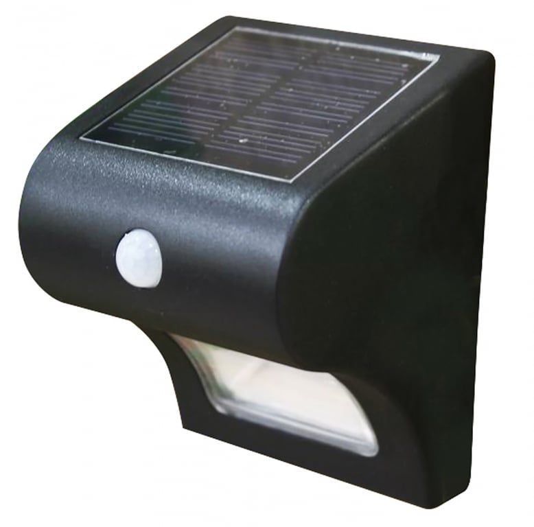 Classy Caps Solar Motion Sensor Black Deck & Wall Light — image 1