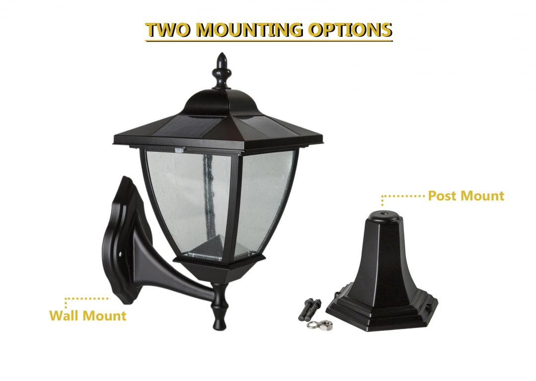 Classy Caps Elegante Solar Lamp Aluminum (Black) — image 5