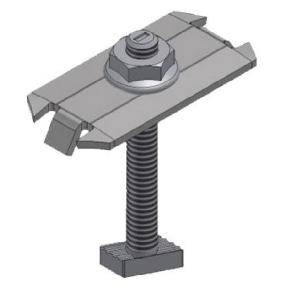 UNIRAC SM Mid Clamp Clear Stainless Steel (Pack of 20) — image 1