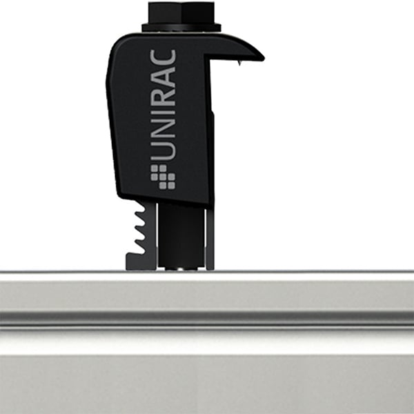 UNIRAC Universal AF End Clamp Drk (Priced as each) — image 1