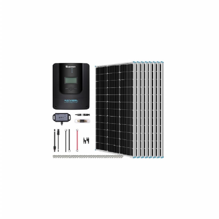 Renogy 800W 12V/24V Mono Solar Kit w/Rover 60A Charger Controller — image 1