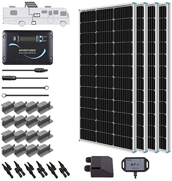 Renogy 400 Watt 12 Volt Solar RV Kit w/ 30Amp Charge Controller — image 1