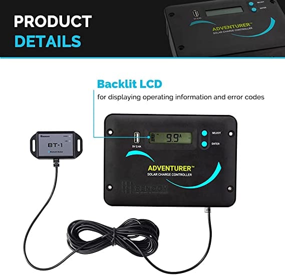 Renogy 400 Watt 12 Volt Solar RV Kit w/ 30Amp Charge Controller — image 3