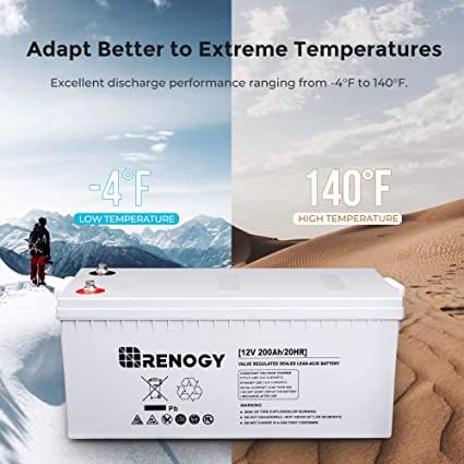 Renogy 12 Volt 200Ah Deep Cycle AGM Battery — image 5