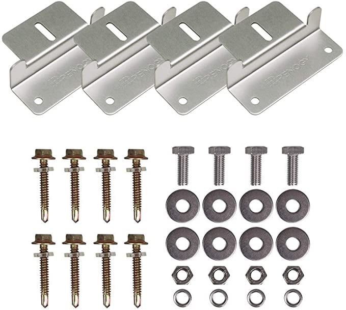 Renogy Solar Panel Mounting Z Bracket Set of 4 Pcs (1 Set) — image 2