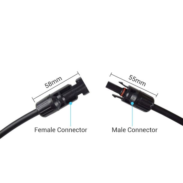 Renogy Solar Panel Extension Cable 1.5ft 12AWG (Single) — image 7