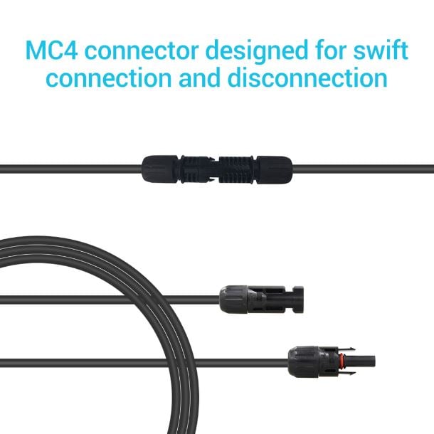 Renogy Solar Panel Extension Cable 5ft 12AWG (Single) — image 3