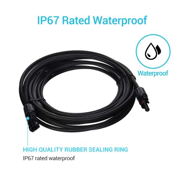 Renogy Solar Panel Extension Cable 20ft 12AWG (Single) — image 6