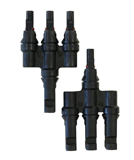 Renogy 3 to 1 Solar Branch Connectors MMMF+FFFM Pair — image 1