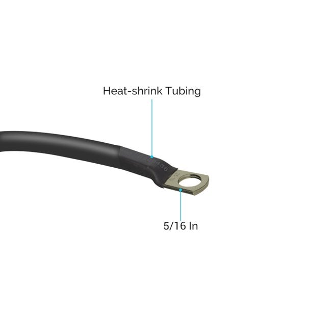Renogy Copper Battery Interconnect Cable 12" 1AWG — image 2