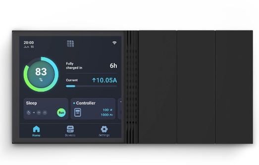 Renogy ONE M1 Smart Energy Monitoring Screen Display — image 1