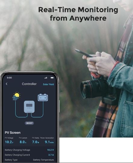 Renogy ONE M1 Smart Energy Monitoring Screen Display — image 4