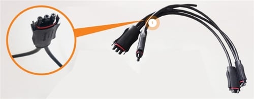 APsystems AC Bus/Trunk Cable for DS3 & YC600 (2 meter) — image 1