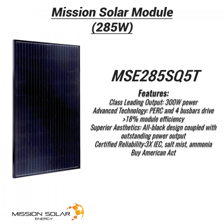 Mission Solar 285W Mono 60 Cells Solar Panel — image 2
