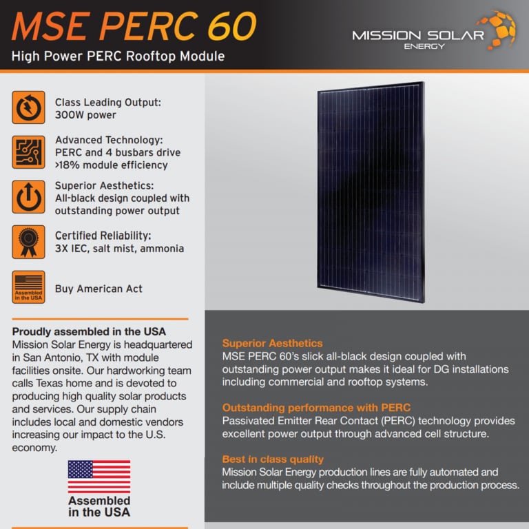 Mission Solar 285W Mono 60 Cells Solar Panel — image 3