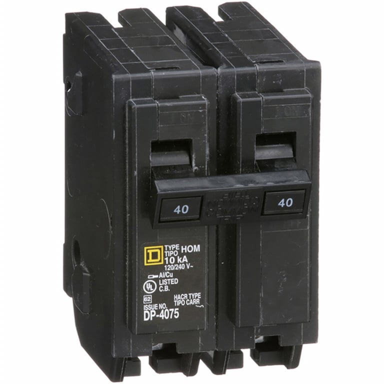 Schneider Electric Square D 40A 2 Pole Circuit Breaker — image 1