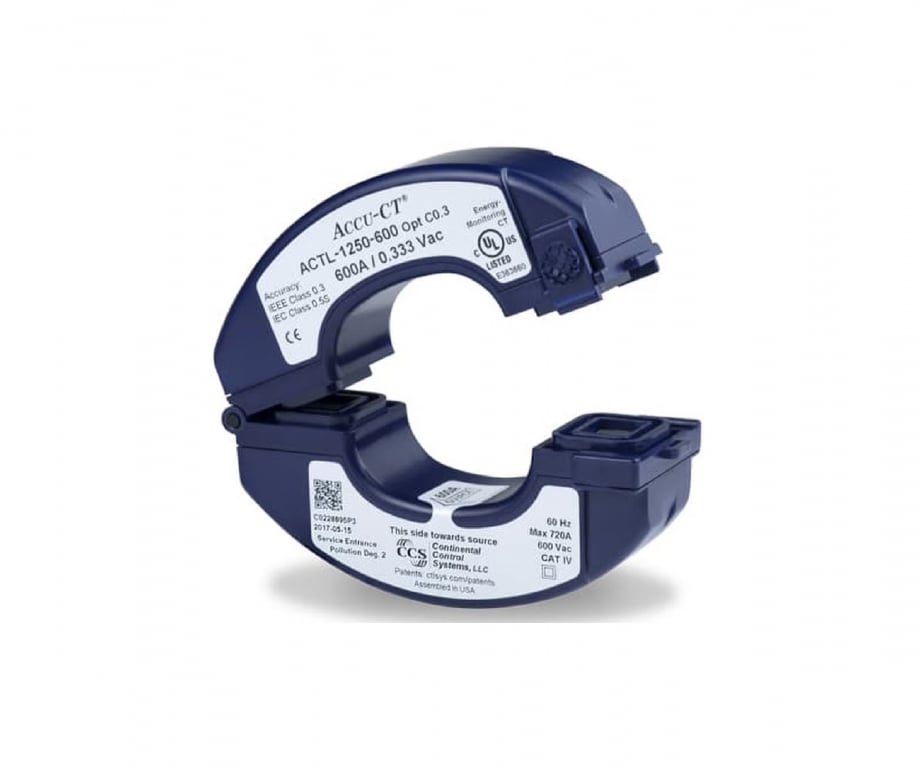 Continental Control Systems 300A Split Core Current Transformer — image 1