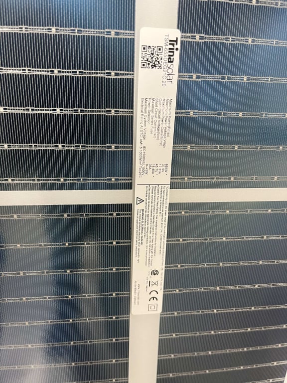 Trina 655W 132 Cells Vertex Bifacial Solar Panel — image 2