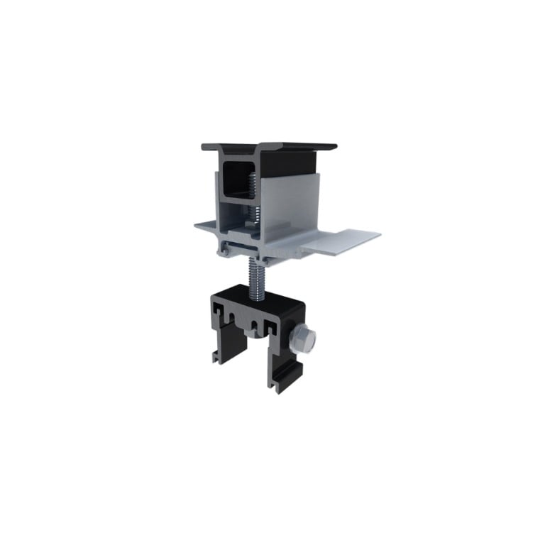 IRONRIDGE  RI MOUNT AL BLK (Priced as each) — image 1