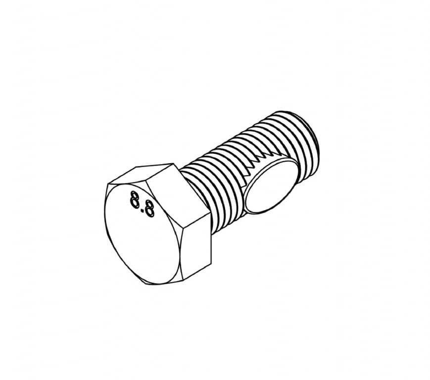 IronRidge Hex Head Set Screw for Ground Screws (Priced as each) — image 1